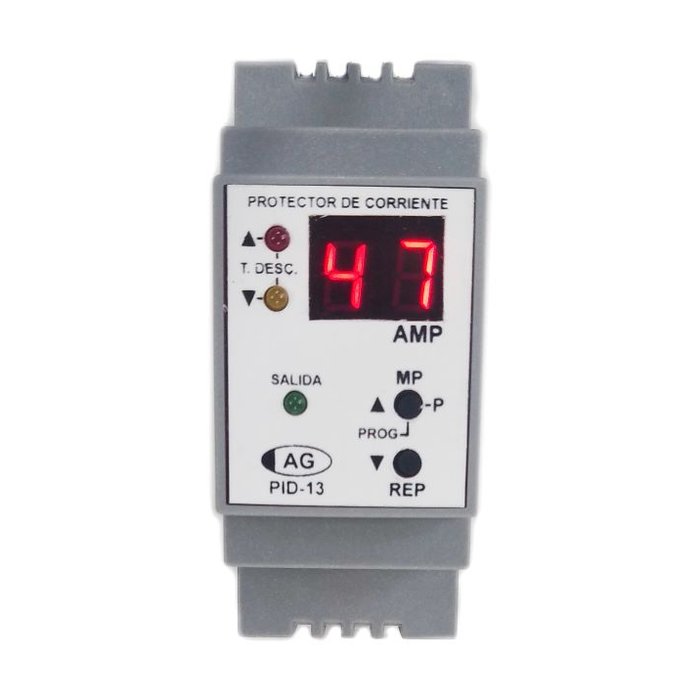 PID-13P  Protector por Sub y Sobreintensidad, complemento de Protector de tensión