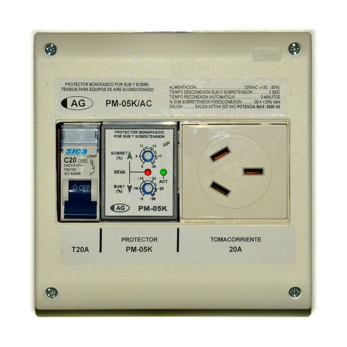 PM-05K/AC  Protector para Aire Acondicionado