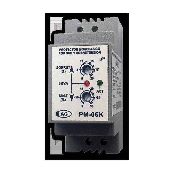 PM-05K  Protector monofásico de Potencia por Sub y Sobretensión.