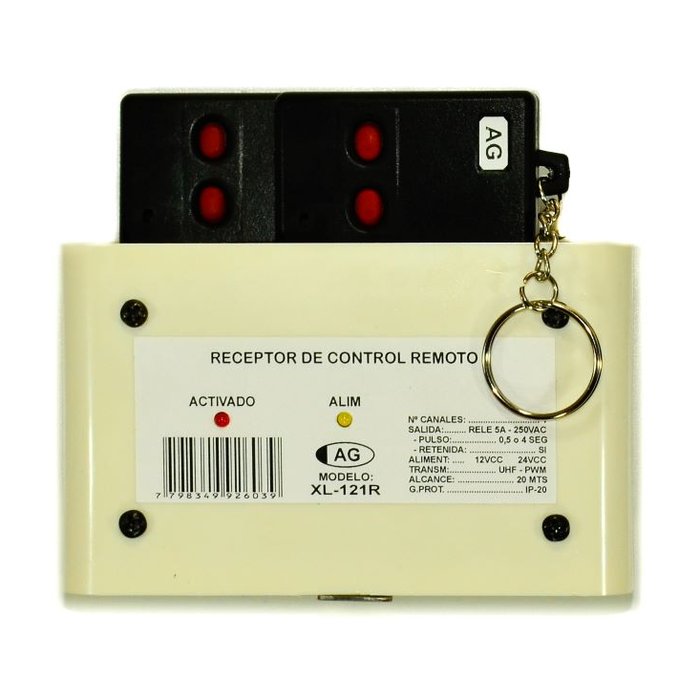 XL-121R  Control Remoto 1 Canal (12VCC)